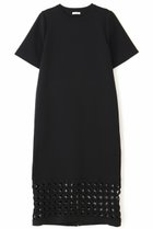 【アドーア/ADORE】のケーブルメッシュニットワンピース ブラック|ID: prp329100004890882 ipo3291000000036555799