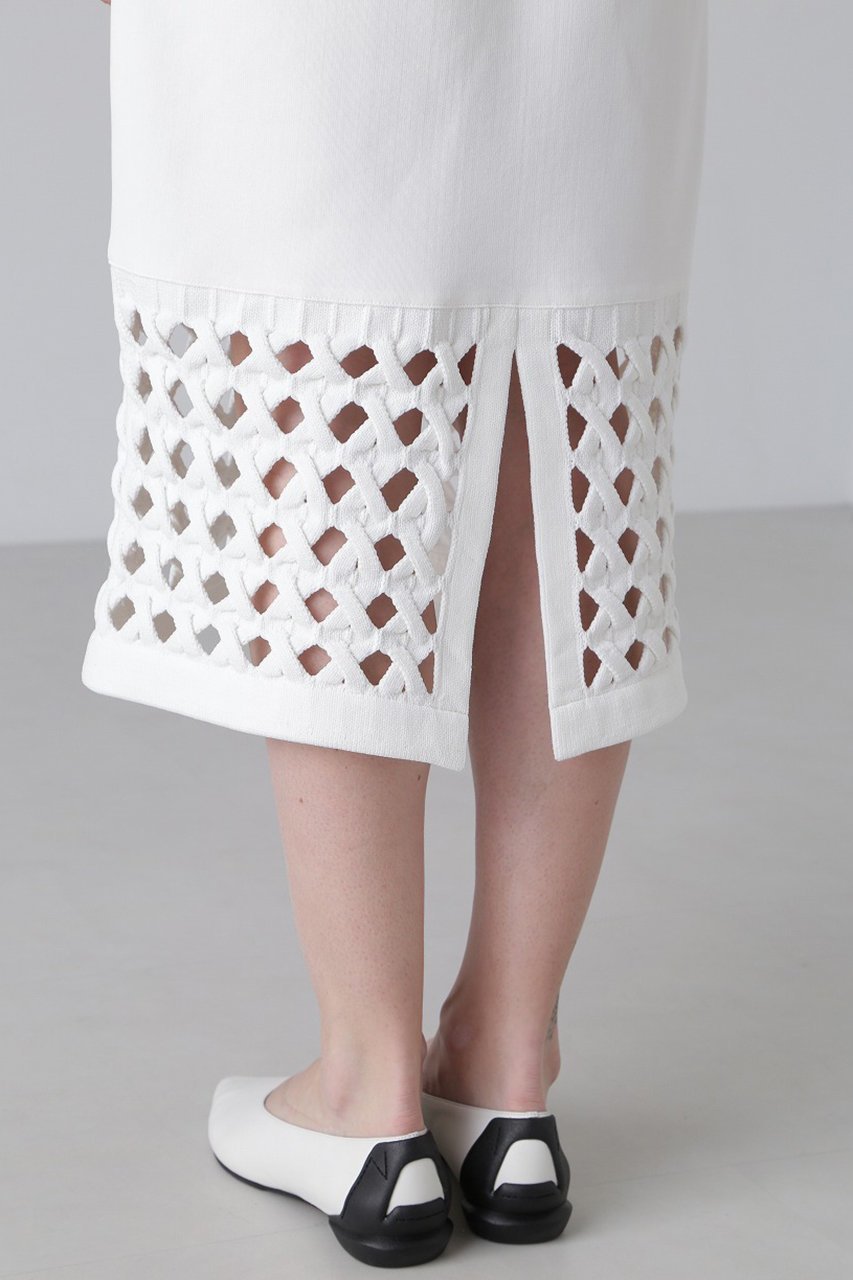 【アドーア/ADORE】のケーブルメッシュニットワンピース 人気、トレンドファッション・服の通販 founy(ファニー) 　ファッション　Fashion　レディースファッション　Fashion for Women　ワンピース　Dresses　ニットワンピース　Knit Dresses　チュニック　Tunic Tops & Dresses　チュニック　Tunic, Long Top　メッシュ　Mesh, Net Fabric　ロング　Long, Long-Length　other-8|ID: prp329100004890882 ipo3291000000036555807