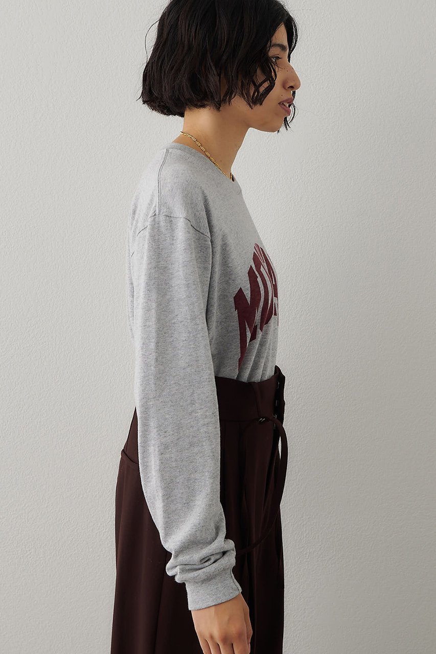 【ウィムガゼット/Whim Gazette】のMONTANAロングTシャツ 人気、トレンドファッション・服の通販 founy(ファニー) 　ファッション　Fashion　レディースファッション　Fashion for Women　トップス・カットソー　Cut & Sew Tops　シャツ・ブラウス・オフィスカジュアル　Elegant Blouses & Button-Ups　ロングTシャツ・Tシャツ　Longline T-Shirts & Tees　カットソー・ベーシックTシャツ　Cut-and-Sewn Tops / Stretch Tees & Basics　カットソー　Cut and Sewn Top　シンプル　Simple, Minimal　スリーブ　Sleeve, Long Sleeve / Short Sleeve　トレンド　Trend, Trending Now　プリント　Print, Printed Pattern　メランジ　Melange, Mixed Yarn　リラックス　Relax, Relaxed Fit　ロング　Long, Long-Length　other-5|ID: prp329100004890899 ipo3291000000036556032