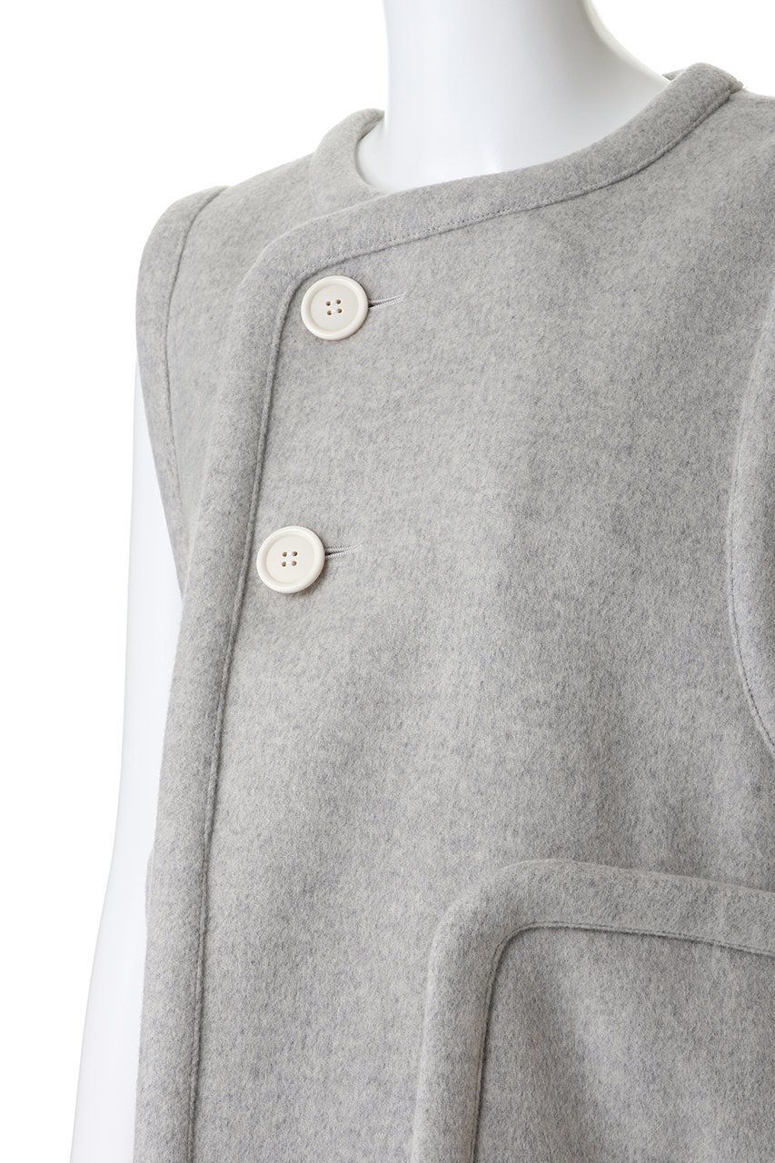 【エンフォルド/ENFOLD】のPIPING VEST 人気、トレンドファッション・服の通販 founy(ファニー) 　ファッション　Fashion　レディースファッション　Fashion for Women　アウター　Coat / Outerwear Collection　レディースジャケット・軽アウター　Jackets　ジャケット　Jacket, Outerwear　パイピング　Piping, Trim Design　ベスト　Vest, Waistcoat　ポケット　Pocket, Pocket Detail　メランジ　Melange, Mixed Yarn　A/W・秋冬　Autumn/Winter　other-5|ID: prp329100004890901 ipo3291000000036556048