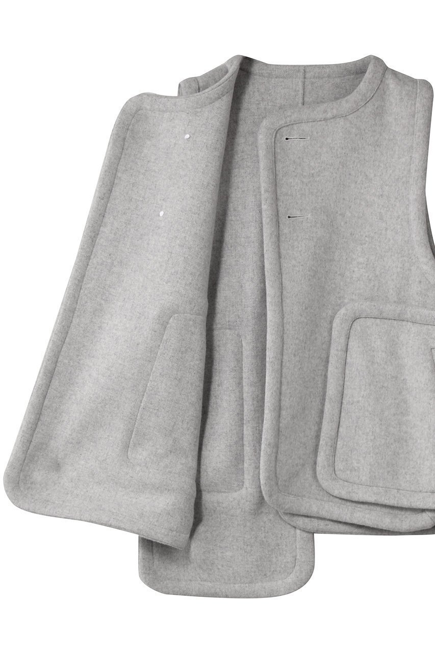 【エンフォルド/ENFOLD】のPIPING VEST 人気、トレンドファッション・服の通販 founy(ファニー) 　ファッション　Fashion　レディースファッション　Fashion for Women　アウター　Coat / Outerwear Collection　レディースジャケット・軽アウター　Jackets　ジャケット　Jacket, Outerwear　パイピング　Piping, Trim Design　ベスト　Vest, Waistcoat　ポケット　Pocket, Pocket Detail　メランジ　Melange, Mixed Yarn　A/W・秋冬　Autumn/Winter　other-6|ID: prp329100004890901 ipo3291000000036556049