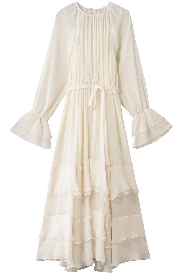 【ジェイドット/j.】のクレープジョーゼットフリルティアードドレス インテリア・キッズ・メンズ・レディースファッション・服の通販 founy(ファニー) https://founy.com/ ファッション Fashion レディースファッション Fashion for Women ワンピース Dresses フォーマル・パーティードレス・結婚式用ドレス Elegant & Casual Dresses チュニック Tunic Tops & Dresses エアリー Airy Texture ギャザー Gathered, Ruffled シアー Sheer, See-Through ジョーゼット Georgette, Semi-Sheer Fabric チュニック Tunic, Long Top ティアードワンピース Tiered Dress, Flared Dress パーティ Party, Party Style フリル Frill, Ruffle ペチコート Petticoat, Underskirt リボン Ribbon, Bow ロング Long, Long-Length |ID: prp329100004890908 ipo3291000000036556127