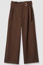 【アルアバイル/allureville】のウールライクフランネルヨークレスパンツ ブラウン|ID: prp329100004890911 ipo3291000000036556158