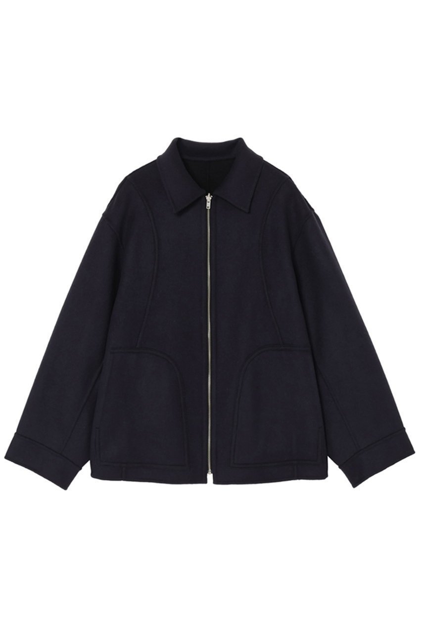 【ミラ ショーン バイ チカ キサダ/mila schon by chika kisada】のリバーシブル ウール ジップコート 人気、トレンドファッション・服の通販 founy(ファニー) ファッション Fashion レディースファッション Fashion for Women アウター Coat / Outerwear Collection コート・ロングコート・ピーコート Long Coats, Peacoats & More ショート Short, Short Length リバーシブル Reversible, Two-Sided other-3|ID: prp329100004890917 ipo3291000000036556208