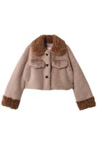 【レモンプレット/Lemonplet】のFAUX FUR OURSON JACKET 人気、トレンドファッション・服の通販 founy(ファニー) ファッション Fashion レディースファッション Fashion for Women アウター Coat / Outerwear Collection レディースジャケット・軽アウター Jackets ジャケット Jacket, Outerwear thumbnail ベージュ|ID: prp329100004890918 ipo3291000000036556215