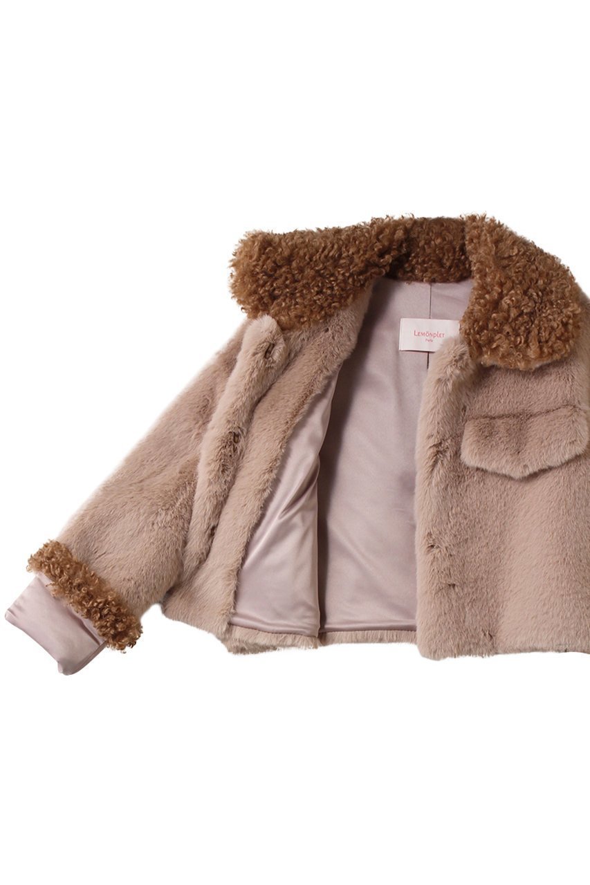 【レモンプレット/Lemonplet】のFAUX FUR OURSON JACKET 人気、トレンドファッション・服の通販 founy(ファニー) 　ファッション　Fashion　レディースファッション　Fashion for Women　アウター　Coat / Outerwear Collection　レディースジャケット・軽アウター　Jackets　ジャケット　Jacket, Outerwear　other-6|ID: prp329100004890918 ipo3291000000036556220