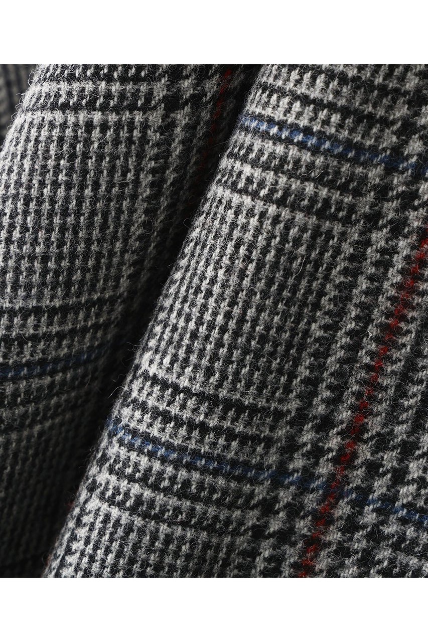 【ヒューエルミュージアム/hueLe Museum】の【hLM】リバーシブルテントコート 人気、トレンドファッション・服の通販 founy(ファニー) 　ファッション　Fashion　レディースファッション　Fashion for Women　アウター　Coat / Outerwear Collection　コート・ロングコート・ピーコート　Long Coats, Peacoats & More　クラシカル　Classical, Vintage-Inspired　チェック　Check, Plaid, Tartan　パイピング　Piping, Trim Design　フレア　Flare, Flared　ロング　Long, Long-Length　other-7|ID: prp329100004890919 ipo3291000000036556230