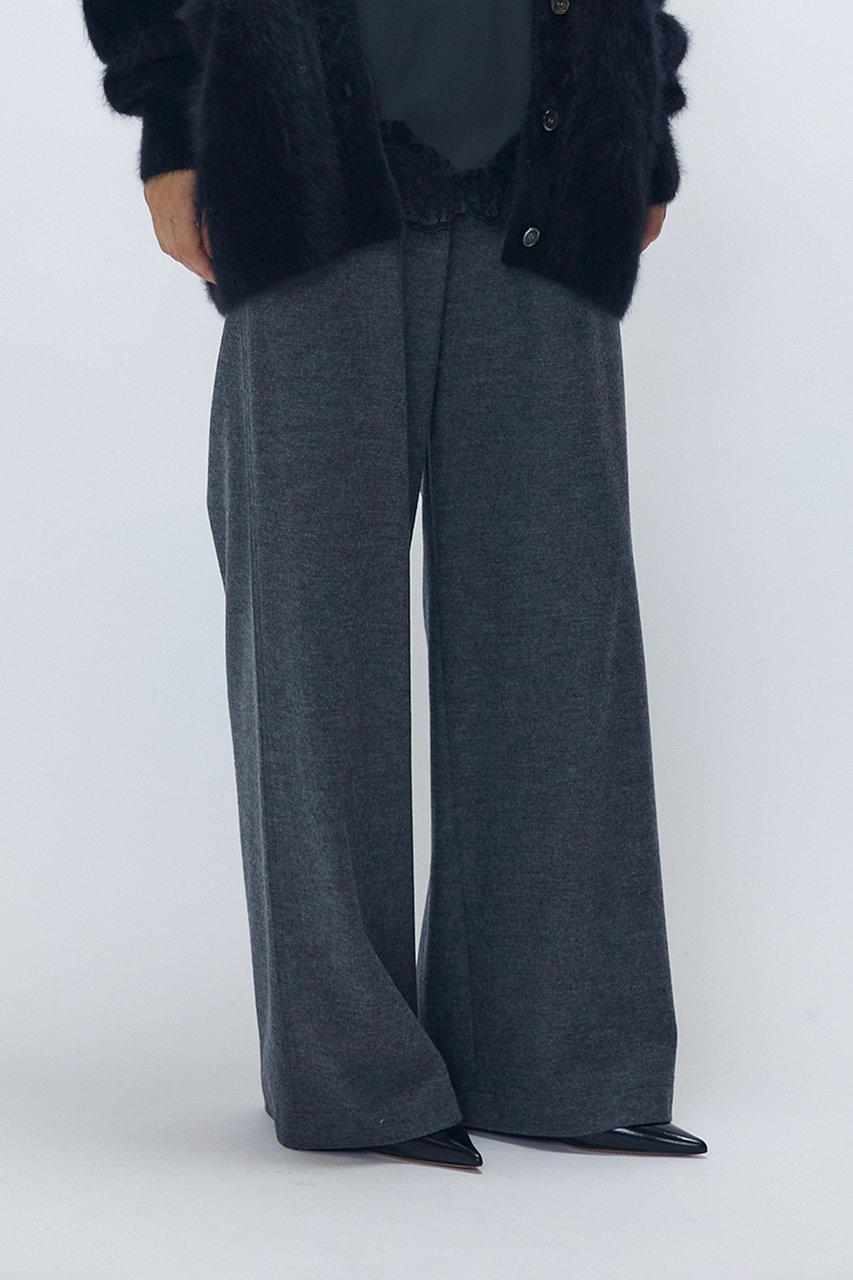 【プルミエ アロンディスモン/1er Arrondissement】のウールスムースイージーパンツ 人気、トレンドファッション・服の通販 founy(ファニー) 　ファッション　Fashion　レディースファッション　Fashion for Women　パンツ　Pants & Trousers　なめらか　Smooth, Silky Texture　リラックス　Relax, Relaxed Fit　エレガント 上品　Elegant　旅行　Travel　other-6|ID: prp329100004890929 ipo3291000000036556320