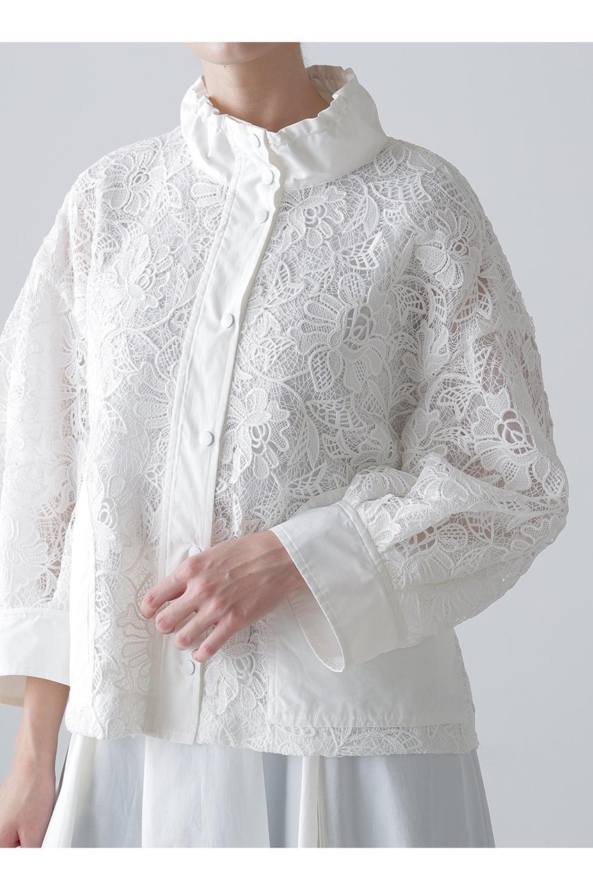 【アドーア/ADORE】のナイロンダンプ×レースブルゾン 大人の最旬トレンドファッション＆コーディネート founy(ファウニー) 　ファッション　Fashion　レディースファッション　Fashion for Women　アウター　Coat / Outerwear Collection　レディースジャケット・軽アウター　Jackets　ブルゾンジャケット・スポーティアウター　Blouson Jackets　おすすめ　Recommended / Our Picks　ジャケット　Jacket, Outerwear　セットアップ　Set-Up, Coordinated Outfit　フェミニン　Feminine, Girly　ブルゾン　Blouson, Bomber Jacket　ペプラム　Peplum, Flared Hem　レース　Lace, Lace Fabric　other-7|ID: prp329100004890931 ipo3291000000036946498