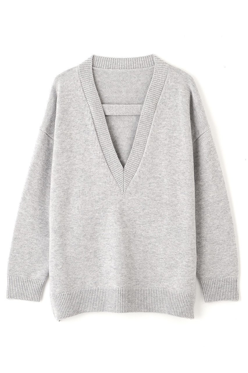 【アドーア/ADORE】のウールカシミヤニット インテリア・キッズ・メンズ・レディースファッション・服の通販 founy(ファニー) 　ファッション　Fashion　レディースファッション　Fashion for Women　トップス・カットソー　Cut & Sew Tops　ニット　Knit Tops & Sweaters　カジュアルプルオーバー・ニットトップス　Pullovers & Knit Tops / Casual Pullovers　シンプル　Simple, Minimal　ドレープ　Drape, Draping Fabric　リラックス　Relax, Relaxed Fit　グレー|ID: prp329100004890932 ipo3291000000036556344