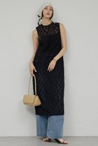 【ガリャルダガランテ/GALLARDAGALANTE】のジャガードシアーワンピース 人気、トレンドファッション・服の通販 founy(ファニー) ファッション Fashion レディースファッション Fashion for Women ワンピース Dresses チュニック Tunic Tops & Dresses エレガント 上品 Elegant チュニック Tunic, Long Top ロング Long, Long-Length thumbnail ブラック|ID: prp329100004890946 ipo3291000000036556459