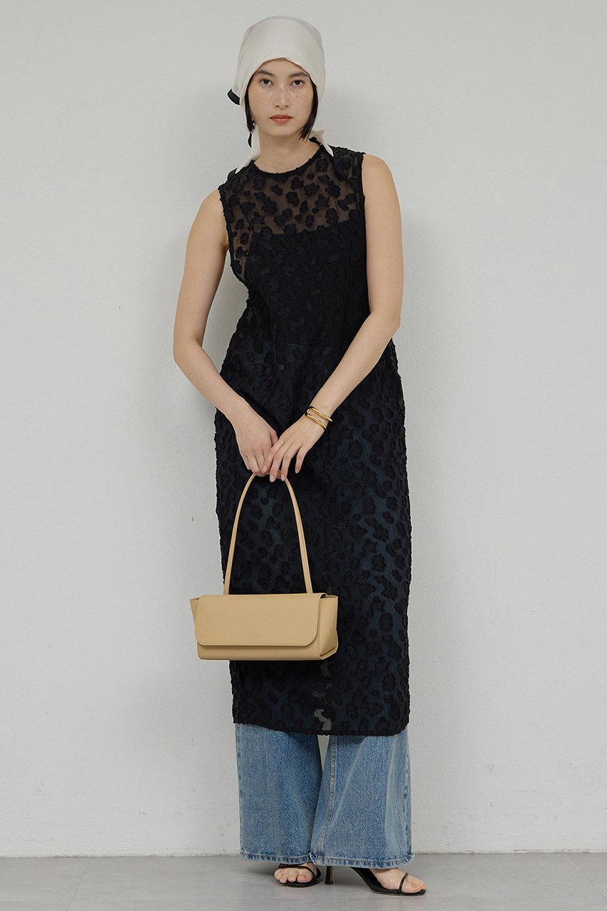 【ガリャルダガランテ/GALLARDAGALANTE】のジャガードシアーワンピース 人気、トレンドファッション・服の通販 founy(ファニー) 　ファッション　Fashion　レディースファッション　Fashion for Women　ワンピース　Dresses　チュニック　Tunic Tops & Dresses　エレガント 上品　Elegant　チュニック　Tunic, Long Top　ロング　Long, Long-Length　other-2|ID: prp329100004890946 ipo3291000000036556460