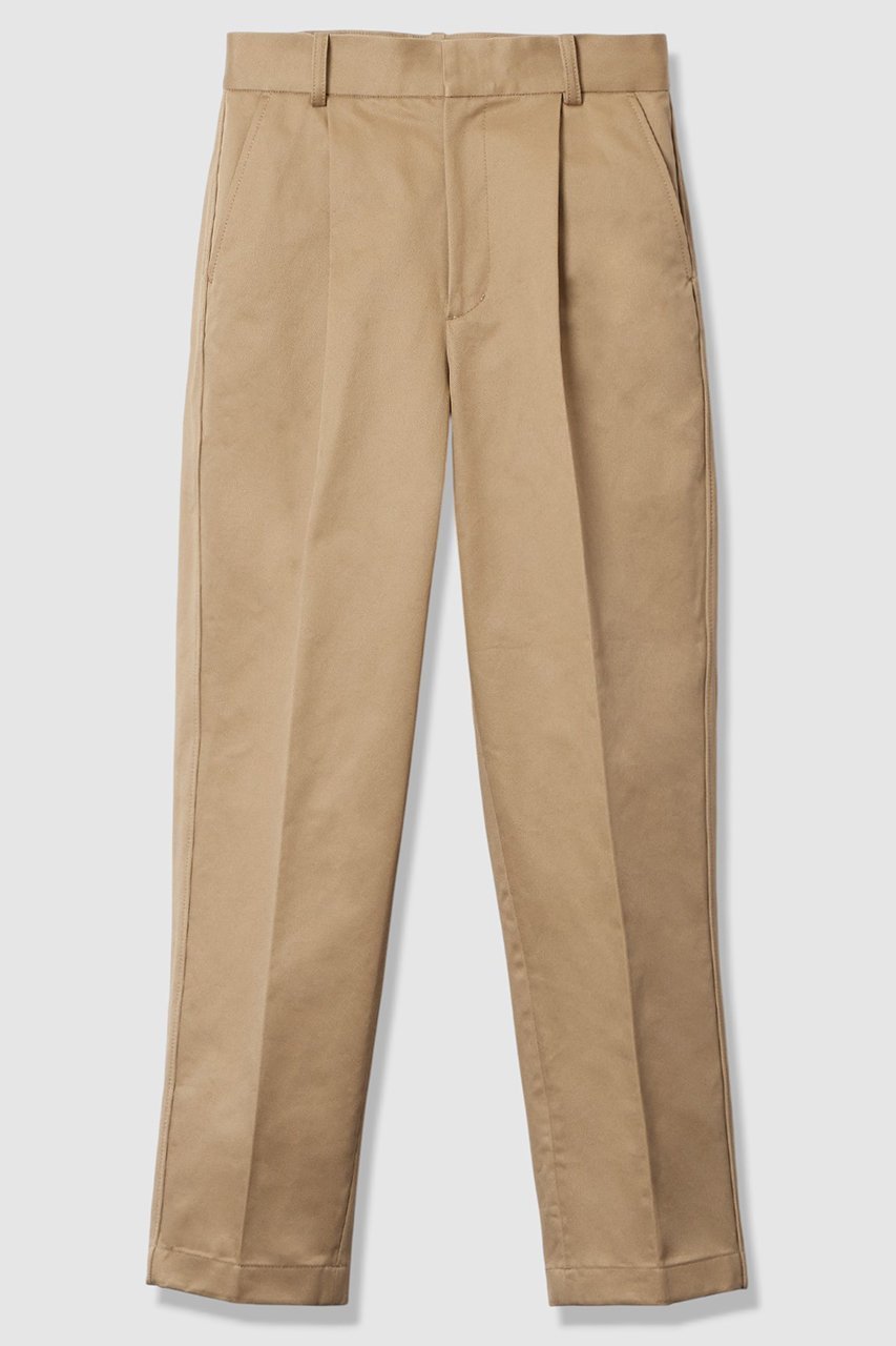 【アルアバイル/allureville】の【LOULOU WILLOUGHBY】タックチノパンツ インテリア・キッズ・メンズ・レディースファッション・服の通販 founy(ファニー) 　ファッション　Fashion　レディースファッション　Fashion for Women　パンツ　Pants & Trousers　センター　Center, Center Line　チェリー　Cherry, Cherry Pattern　パイピング　Piping, Trim Design　プリント　Print, Printed Pattern　ベージュ|ID: prp329100004890957 ipo3291000000036556565