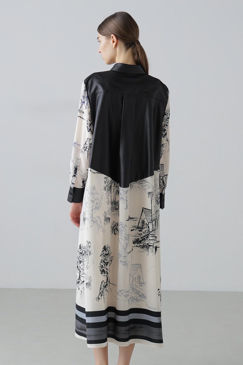 【アドーア/ADORE】のサウダージプリントワンピース 人気、トレンドファッション・服の通販 founy(ファニー) 　ファッション　Fashion　レディースファッション　Fashion for Women　ワンピース　Dresses　チュニック　Tunic Tops & Dresses　エレガント 上品　Elegant　カフス　Cuff Design　チュニック　Tunic, Long Top　ドレス　Dress, One-Piece　パウダー　Powder, Soft Tone　プリント　Print, Printed Pattern　モチーフ　Motif, Design Theme　ロング　Long, Long-Length　other-5|ID: prp329100004890963 ipo3291000000036556627