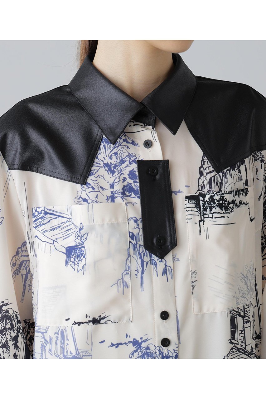 【アドーア/ADORE】のサウダージプリントワンピース 人気、トレンドファッション・服の通販 founy(ファニー) 　ファッション　Fashion　レディースファッション　Fashion for Women　ワンピース　Dresses　チュニック　Tunic Tops & Dresses　エレガント 上品　Elegant　カフス　Cuff Design　チュニック　Tunic, Long Top　ドレス　Dress, One-Piece　パウダー　Powder, Soft Tone　プリント　Print, Printed Pattern　モチーフ　Motif, Design Theme　ロング　Long, Long-Length　other-6|ID: prp329100004890963 ipo3291000000036556628