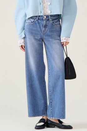 【マルティニーク/martinique】 《別注》【RED CARD TOKYO】35th Anniversary Wide Indigo Mid人気、トレンドファッション・服の通販 founy(ファニー) ファッション Fashion レディースファッション Fashion for Women パンツ Pants & Trousers デニムパンツ・ジーンズ・美脚デニム Denim Jeans & Pants ジーンズ Jeans, Denim Pants ダメージ Distressed, Destroyed デニム Denim, Jeans Material ワーク Workwear, Utility Style エレガント 上品 Elegant 別注 Limited Edition, Custom Order |ID:prp329100004890969