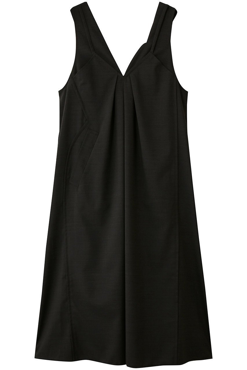 【エンフォルド/ENFOLD】のLAYERED-LIKE JUMPER SKIRT インテリア・キッズ・メンズ・レディースファッション・服の通販 founy(ファニー) ファッション Fashion レディースファッション Fashion for Women スカート Skirts ロングスカート Long Skirts / Maxi & Midi Skirts アシンメトリー Asymmetrical Style インナー Innerwear カッティング Cutting Detail シンプル Simple, Minimal ストレッチ Stretch, Stretchy Fabric ドレス Dress, One-Piece ドレープ Drape, Draping Fabric ロング Long, Long-Length 切替 Switching, Contrast Panel チャコールグレー|ID: prp329100004890972 ipo3291000000036556691