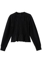 【マルティニーク/martinique】のシャーリングコンビプルオーバー 人気、トレンドファッション・服の通販 founy(ファニー) ファッション Fashion レディースファッション Fashion for Women トップス・カットソー Cut & Sew Tops シャツ・ブラウス・オフィスカジュアル Elegant Blouses & Button-Ups ロングTシャツ・Tシャツ Longline T-Shirts & Tees カジュアルプルオーバー・ニットトップス Pullovers & Knit Tops / Casual Pullovers カットソー・ベーシックTシャツ Cut-and-Sewn Tops / Stretch Tees & Basics おすすめ Recommended / Our Picks シャーリング Shirring, Ruched スリーブ Sleeve, Long Sleeve / Short Sleeve パーティ Party, Party Style フィット Fit, Slim Fit フレア Flare, Flared ロング Long, Long-Length thumbnail ブラック|ID: prp329100004890977 ipo3291000000036556724