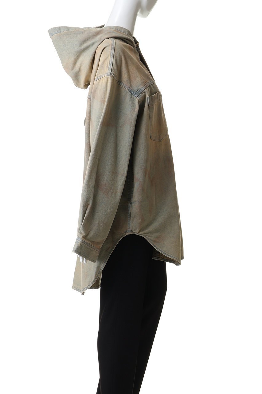 【プランク プロジェクト/PRANK PROJECT】のデニムフーディシャツ 人気、トレンドファッション・服の通販 founy(ファニー) 　ファッション　Fashion　レディースファッション　Fashion for Women　トップス・カットソー　Cut & Sew Tops　シャツ・ブラウス・オフィスカジュアル　Elegant Blouses & Button-Ups　おすすめ　Recommended / Our Picks　インナー　Innerwear　キャミソール　Camisole, Spaghetti Strap Top　ジャケット　Jacket, Outerwear　スリーブ　Sleeve, Long Sleeve / Short Sleeve　デニム　Denim, Jeans Material　ブルゾン　Blouson, Bomber Jacket　ランダム　Random, Irregular　レース　Lace, Lace Fabric　ロング　Long, Long-Length　ヴィンテージ　Vintage Style　other-3|ID: prp329100004890996 ipo3291000000036556902