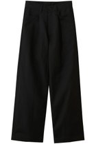 【シュタイン/ssstein】の【UNISEX】DOUBLE WEAVE COTTON ONE TUCK WIDE PANTS ブラック|ID: prp329100004890999 ipo3291000000036950066