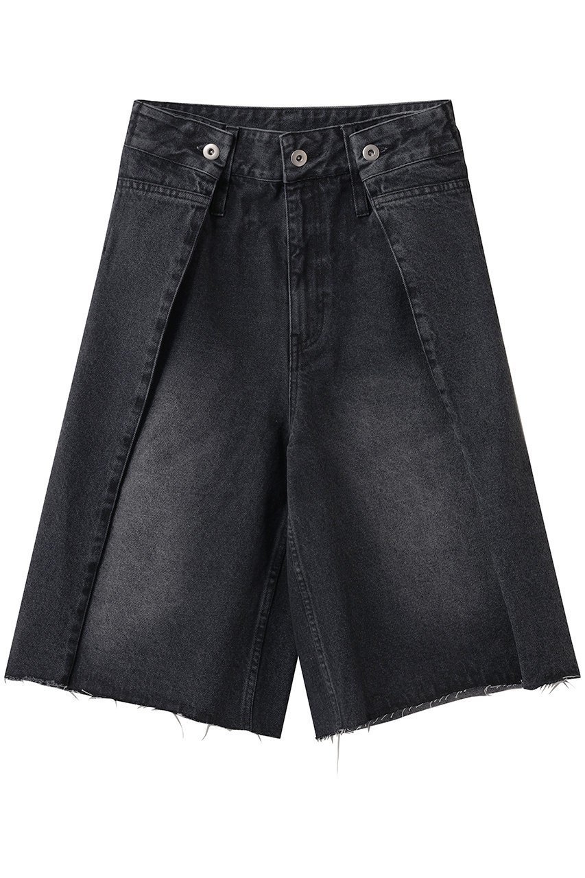 【プランク プロジェクト/PRANK PROJECT】のデニムハーフパンツ インテリア・キッズ・メンズ・レディースファッション・服の通販 founy(ファニー) 　ファッション　Fashion　レディースファッション　Fashion for Women　パンツ　Pants & Trousers　ショートパンツ・ハーフパンツ　High-Waisted & Relaxed Shorts　おすすめ　Recommended / Our Picks　シューズ　Shoes, Footwear　デニム　Denim, Jeans Material　BLK(ブラック)|ID: prp329100004891007 ipo3291000000036556997