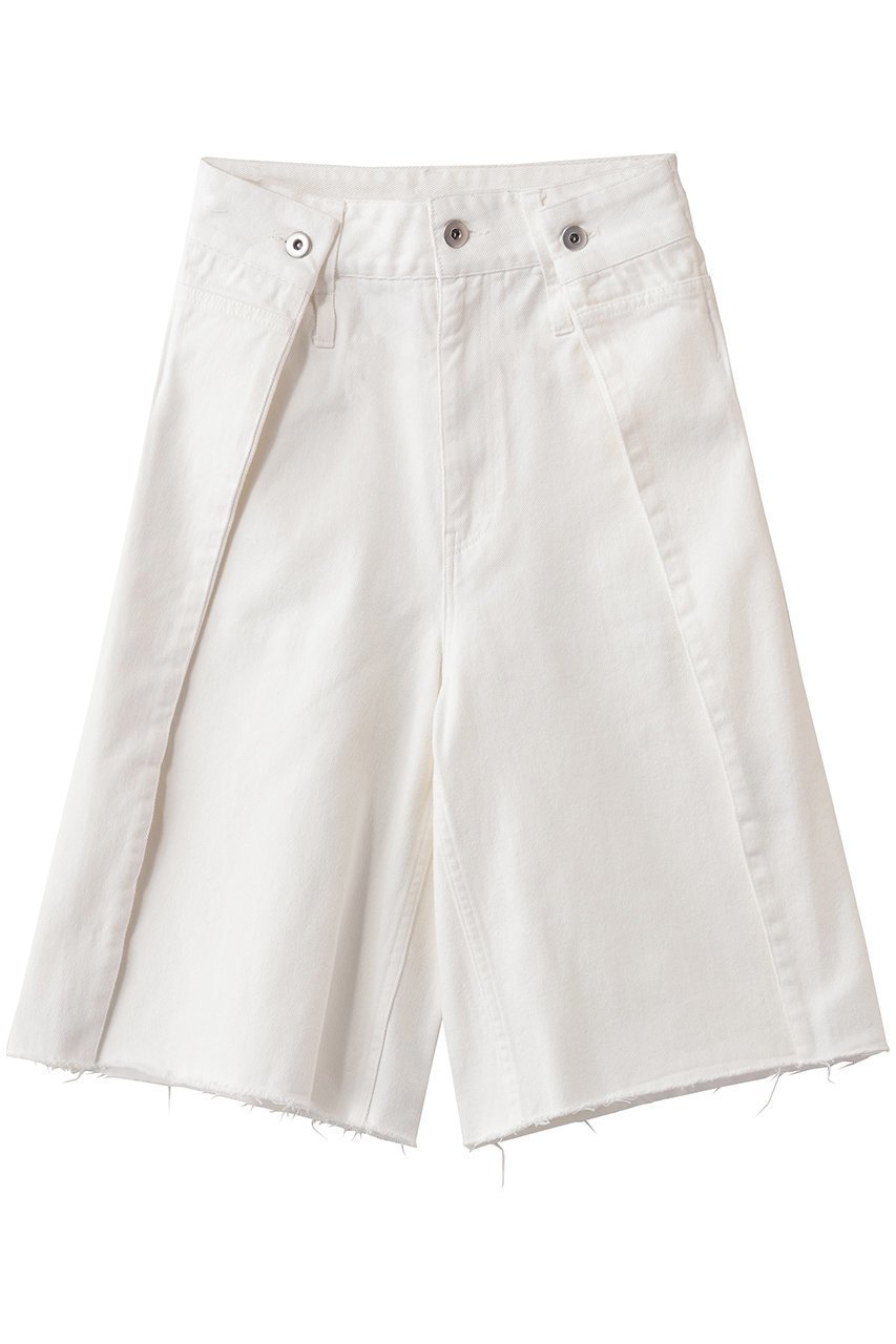 【プランク プロジェクト/PRANK PROJECT】のデニムハーフパンツ インテリア・キッズ・メンズ・レディースファッション・服の通販 founy(ファニー) 　ファッション　Fashion　レディースファッション　Fashion for Women　パンツ　Pants & Trousers　ショートパンツ・ハーフパンツ　High-Waisted & Relaxed Shorts　おすすめ　Recommended / Our Picks　シューズ　Shoes, Footwear　デニム　Denim, Jeans Material　WHT(ホワイト)|ID: prp329100004891007 ipo3291000000036556999