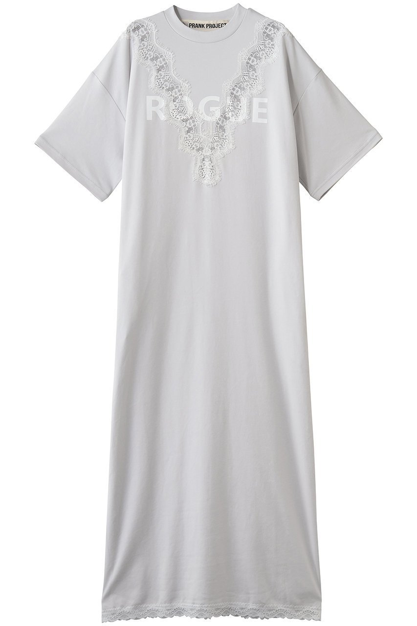 【プランク プロジェクト/PRANK PROJECT】のROGUEマキシワンピース インテリア・キッズ・メンズ・レディースファッション・服の通販 founy(ファニー) 　ファッション　Fashion　レディースファッション　Fashion for Women　ワンピース　Dresses　チュニック　Tunic Tops & Dresses　マキシ丈ワンピース・ロングドレス　Maxi Dresses / Long One-Pieces　ジャケット　Jacket, Outerwear　チュニック　Tunic, Long Top　デニム　Denim, Jeans Material　ピーチ　Peach, Soft Touch　ブルゾン　Blouson, Bomber Jacket　プリント　Print, Printed Pattern　ポケット　Pocket, Pocket Detail　マキシ　Maxi, Full Length　レース　Lace, Lace Fabric　ロング　Long, Long-Length　GRY(グレー)|ID: prp329100004891015 ipo3291000000036557102