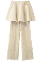 【プランク プロジェクト/PRANK PROJECT】のスカートコンビニットパンツ 人気、トレンドファッション・服の通販 founy(ファニー) ファッション Fashion レディースファッション Fashion for Women スカート Skirts パンツ Pants & Trousers おすすめ Recommended / Our Picks コンビ Combo, Combination Style バランス Balance, Style Balance フォルム Silhouette, Form 透かし Cut-Out, Lacework thumbnail BGE(ベージュ)|ID: prp329100004891016 ipo3291000000036557112