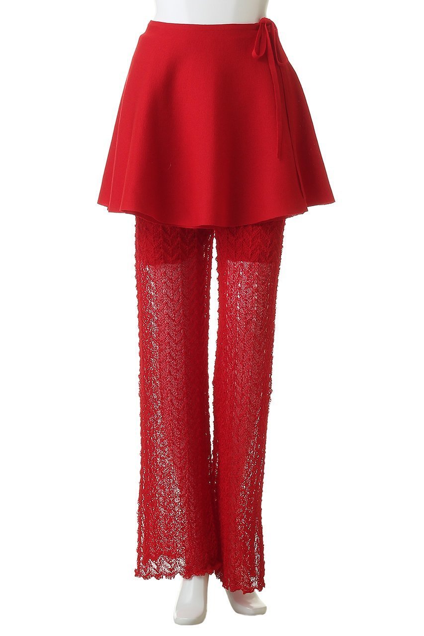 【プランク プロジェクト/PRANK PROJECT】のスカートコンビニットパンツ 人気、トレンドファッション・服の通販 founy(ファニー) ファッション Fashion レディースファッション Fashion for Women スカート Skirts パンツ Pants & Trousers おすすめ Recommended / Our Picks コンビ Combo, Combination Style バランス Balance, Style Balance フォルム Silhouette, Form 透かし Cut-Out, Lacework other-2|ID: prp329100004891016 ipo3291000000036557114