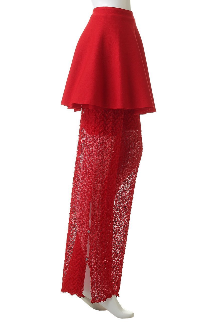 【プランク プロジェクト/PRANK PROJECT】のスカートコンビニットパンツ 人気、トレンドファッション・服の通販 founy(ファニー) ファッション Fashion レディースファッション Fashion for Women スカート Skirts パンツ Pants & Trousers おすすめ Recommended / Our Picks コンビ Combo, Combination Style バランス Balance, Style Balance フォルム Silhouette, Form 透かし Cut-Out, Lacework other-3|ID: prp329100004891016 ipo3291000000036557115