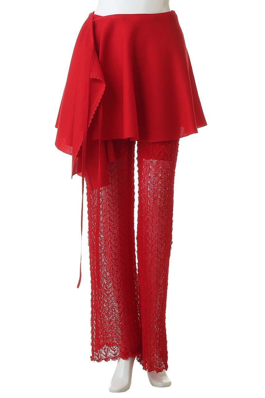 【プランク プロジェクト/PRANK PROJECT】のスカートコンビニットパンツ 人気、トレンドファッション・服の通販 founy(ファニー) ファッション Fashion レディースファッション Fashion for Women スカート Skirts パンツ Pants & Trousers おすすめ Recommended / Our Picks コンビ Combo, Combination Style バランス Balance, Style Balance フォルム Silhouette, Form 透かし Cut-Out, Lacework other-7|ID: prp329100004891016 ipo3291000000036557119