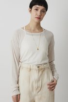 【ウィムガゼット/Whim Gazette】の【THE PAUSE】シアーフライスロンTEE 人気、トレンドファッション・服の通販 founy(ファニー) ファッション Fashion レディースファッション Fashion for Women トップス・カットソー Cut & Sew Tops シャツ・ブラウス・オフィスカジュアル Elegant Blouses & Button-Ups ロングTシャツ・Tシャツ Longline T-Shirts & Tees カットソー・ベーシックTシャツ Cut-and-Sewn Tops / Stretch Tees & Basics おすすめ Recommended / Our Picks シアー Sheer, See-Through シンプル Simple, Minimal スタンダード Standard, Basic スリーブ Sleeve, Long Sleeve / Short Sleeve ボーダー Border, Stripe ロング Long, Long-Length エレガント 上品 Elegant thumbnail ライトグレー|ID: prp329100004891035 ipo3291000000036557267
