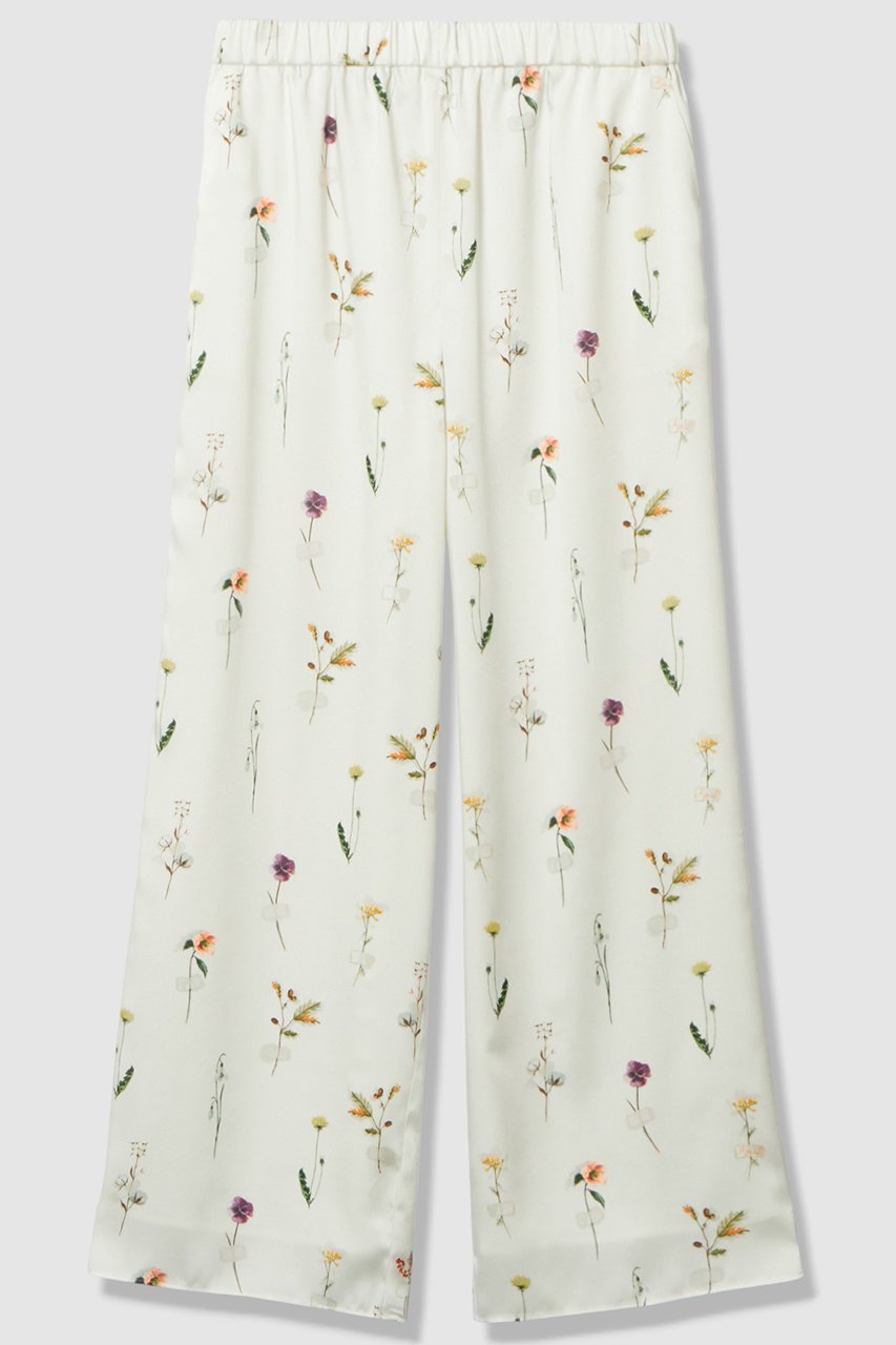【アナイ/ANAYI】の【セットアップ対象商品】ボタニカルサテンプリントイージーパンツ 大人の最旬トレンドファッション＆コーディネート founy(ファウニー) 　ファッション　Fashion　レディースファッション　Fashion for Women　セットアップ　Matching Sets　レディースパンツ・ボトムス　Pants & Trousers / Bottoms　パンツ　Pants & Trousers　おすすめ　Recommended / Our Picks　スクエア　Square, Square Shape　セットアップ　Set-Up, Coordinated Outfit　ボタニカル　Botanical, Floral Pattern　モチーフ　Motif, Design Theme　ワイド　Wide, Wide Fit　エレガント 上品　Elegant　 other-1|ID: prp329100004891042 ipo3291000000036908811