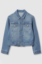 【アナイ/ANAYI】のストレッチデニムペプラム ジャケット 大人の最旬トレンドファッション＆コーディネート founy(ファウニー) ファッション Fashion レディースファッション Fashion for Women アウター Coat / Outerwear Collection レディースジャケット・軽アウター Jackets 春 Spring コンパクト Compact, Small Size ジャケット Jacket, Outerwear ストレッチ Stretch, Stretchy Fabric デニム Denim, Jeans Material フェミニン Feminine, Girly ペプラム Peplum, Flared Hem S/S・春夏 SS, Spring/Summer, Warm Season 夏 Summer thumbnail ブルー|ID: prp329100004891043 ipo3291000000036557330