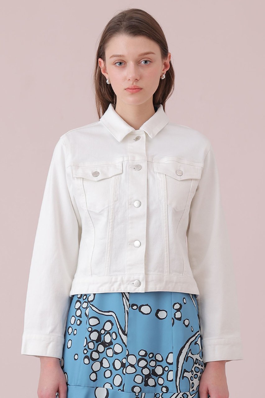 【アナイ/ANAYI】のストレッチデニムペプラム ジャケット 大人の最旬トレンドファッション＆コーディネート founy(ファウニー) 　ファッション　Fashion　レディースファッション　Fashion for Women　アウター　Coat / Outerwear Collection　レディースジャケット・軽アウター　Jackets　春　Spring　コンパクト　Compact, Small Size　ジャケット　Jacket, Outerwear　ストレッチ　Stretch, Stretchy Fabric　デニム　Denim, Jeans Material　フェミニン　Feminine, Girly　ペプラム　Peplum, Flared Hem　S/S・春夏　SS, Spring/Summer, Warm Season　夏　Summer　other-4|ID: prp329100004891043 ipo3291000000036614784