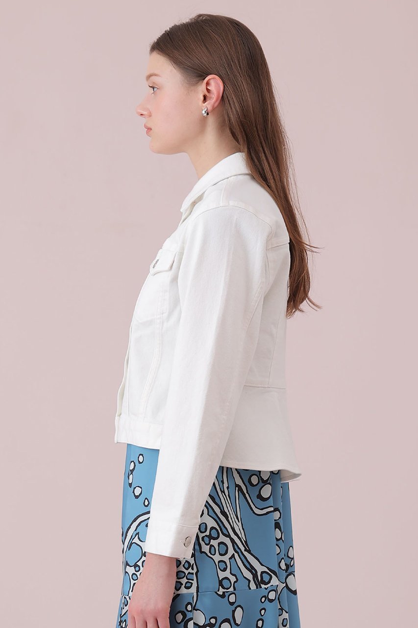 【アナイ/ANAYI】のストレッチデニムペプラム ジャケット 大人の最旬トレンドファッション＆コーディネート founy(ファウニー) 　ファッション　Fashion　レディースファッション　Fashion for Women　アウター　Coat / Outerwear Collection　レディースジャケット・軽アウター　Jackets　春　Spring　コンパクト　Compact, Small Size　ジャケット　Jacket, Outerwear　ストレッチ　Stretch, Stretchy Fabric　デニム　Denim, Jeans Material　フェミニン　Feminine, Girly　ペプラム　Peplum, Flared Hem　S/S・春夏　SS, Spring/Summer, Warm Season　夏　Summer　other-5|ID: prp329100004891043 ipo3291000000036614785