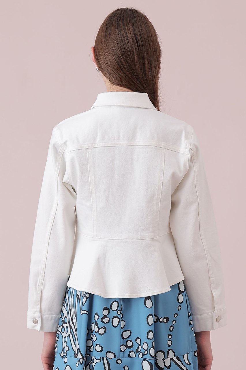 【アナイ/ANAYI】のストレッチデニムペプラム ジャケット 大人の最旬トレンドファッション＆コーディネート founy(ファウニー) 　ファッション　Fashion　レディースファッション　Fashion for Women　アウター　Coat / Outerwear Collection　レディースジャケット・軽アウター　Jackets　春　Spring　コンパクト　Compact, Small Size　ジャケット　Jacket, Outerwear　ストレッチ　Stretch, Stretchy Fabric　デニム　Denim, Jeans Material　フェミニン　Feminine, Girly　ペプラム　Peplum, Flared Hem　S/S・春夏　SS, Spring/Summer, Warm Season　夏　Summer　other-6|ID: prp329100004891043 ipo3291000000036614787