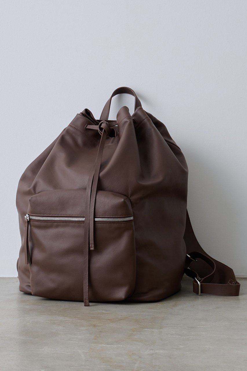 【イアクッチ/IACUCCI】のルーポ BP VITELLO インテリア・キッズ・メンズ・レディースファッション・服の通販 founy(ファウニー) 　ファッション　Fashion　レディースファッション　Fashion for Women　バッグ　Bags　イタリア　Italy　エレガント 上品　Elegant　巾着　Drawstring Bag, Kinchaku　ショルダー　Shoulder, Shoulder Strap　シンプル　Simple, Minimal　なめらか　Smooth, Silky Texture　リュック　Backpack, Rucksack　ブラウン|ID: prp329100004891066 ipo3291000000036557992