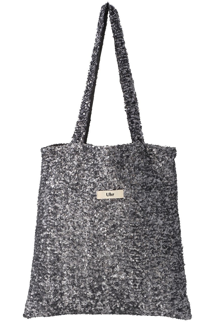 【ウーア/Uhr】のスパンコール トートバッグ インテリア・キッズ・メンズ・レディースファッション・服の通販 founy(ファウニー) 　ファッション　Fashion　レディースファッション　Fashion for Women　バッグ　Bags　スパンコール　Sequins, Sequin Embellishment　再入荷　Restock / Back in Stock　シルバー|ID: prp329100004891067 ipo3291000000036558019