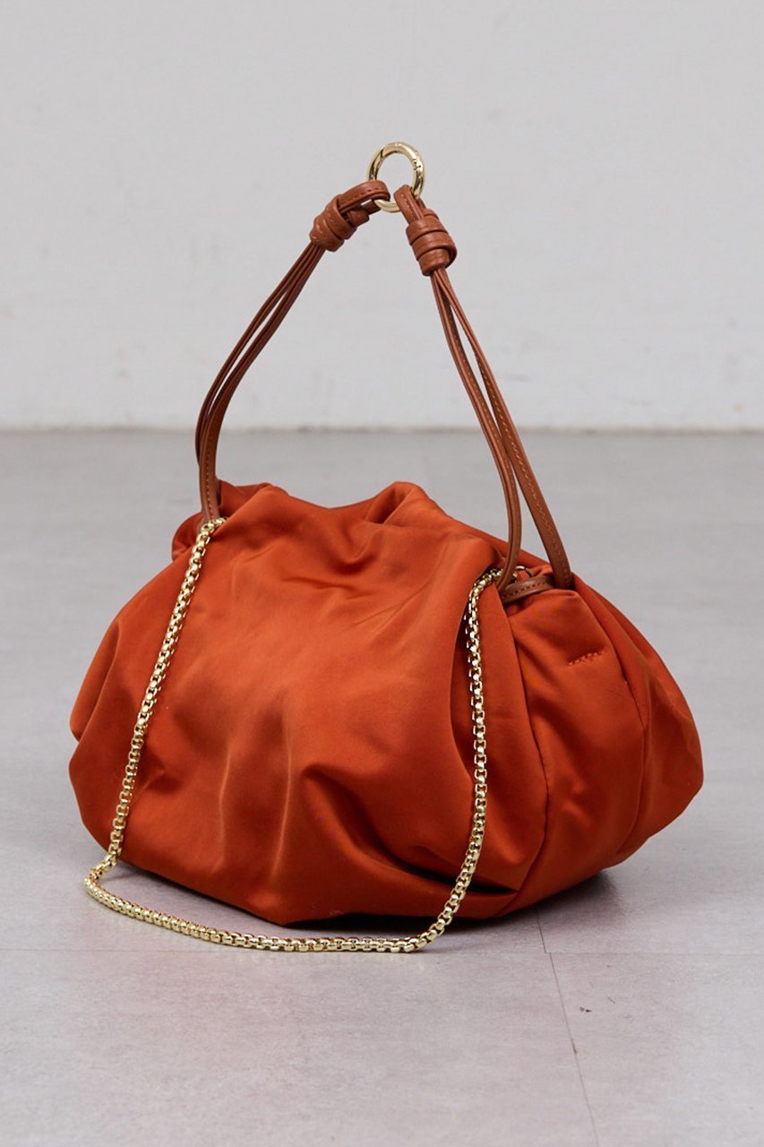 【ガリャルダガランテ/GALLARDAGALANTE】の【2.718】サテンドロストBAG 人気、トレンドファッション・服の通販 founy(ファニー) 　ファッション　Fashion　レディースファッション　Fashion for Women　バッグ　Bags　エレガント 上品　Elegant　サテン　Satin, Glossy Fabric　チェーン　Chain, Chain Strap　ラップ　Wrap, Wrap Design　再入荷　Restock / Back in Stock　other-6|ID: prp329100004891081 ipo3291000000036558229