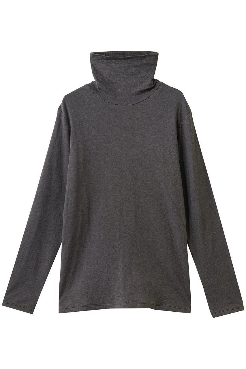 【プレインピープル/PLAIN PEOPLE】のスーピマカシミヤダブルガーゼロングTシャツ 人気、トレンドファッション・服の通販 founy(ファニー) 　ファッション　Fashion　レディースファッション　Fashion for Women　トップス・カットソー　Cut & Sew Tops　シャツ・ブラウス・オフィスカジュアル　Elegant Blouses & Button-Ups　ロングTシャツ・Tシャツ　Longline T-Shirts & Tees　カットソー・ベーシックTシャツ　Cut-and-Sewn Tops / Stretch Tees & Basics　ジャケット　Jacket, Outerwear　スリーブ　Sleeve, Long Sleeve / Short Sleeve　ハイネック　High Neck, Mock Neck　ロング　Long, Long-Length　 other-1|ID: prp329100004891087 ipo3291000000036558272