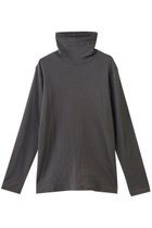 【プレインピープル/PLAIN PEOPLE】のスーピマカシミヤダブルガーゼロングTシャツ 人気、トレンドファッション・服の通販 founy(ファニー) ファッション Fashion レディースファッション Fashion for Women トップス・カットソー Cut & Sew Tops シャツ・ブラウス・オフィスカジュアル Elegant Blouses & Button-Ups ロングTシャツ・Tシャツ Longline T-Shirts & Tees カットソー・ベーシックTシャツ Cut-and-Sewn Tops / Stretch Tees & Basics ジャケット Jacket, Outerwear スリーブ Sleeve, Long Sleeve / Short Sleeve ハイネック High Neck, Mock Neck ロング Long, Long-Length thumbnail グレー|ID: prp329100004891087 ipo3291000000036558273