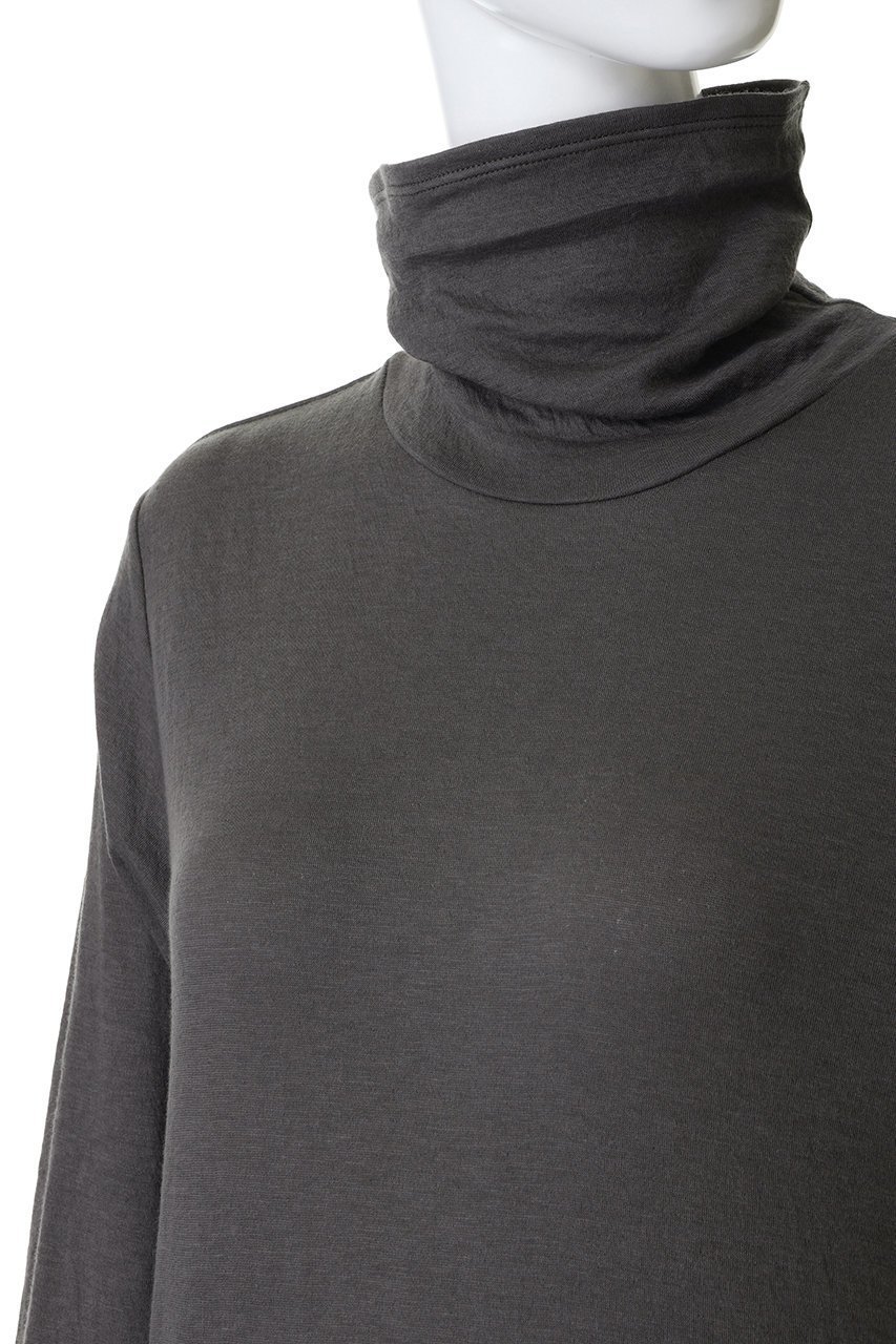 【プレインピープル/PLAIN PEOPLE】のスーピマカシミヤダブルガーゼロングTシャツ 人気、トレンドファッション・服の通販 founy(ファニー) 　ファッション　Fashion　レディースファッション　Fashion for Women　トップス・カットソー　Cut & Sew Tops　シャツ・ブラウス・オフィスカジュアル　Elegant Blouses & Button-Ups　ロングTシャツ・Tシャツ　Longline T-Shirts & Tees　カットソー・ベーシックTシャツ　Cut-and-Sewn Tops / Stretch Tees & Basics　ジャケット　Jacket, Outerwear　スリーブ　Sleeve, Long Sleeve / Short Sleeve　ハイネック　High Neck, Mock Neck　ロング　Long, Long-Length　other-5|ID: prp329100004891087 ipo3291000000036558277