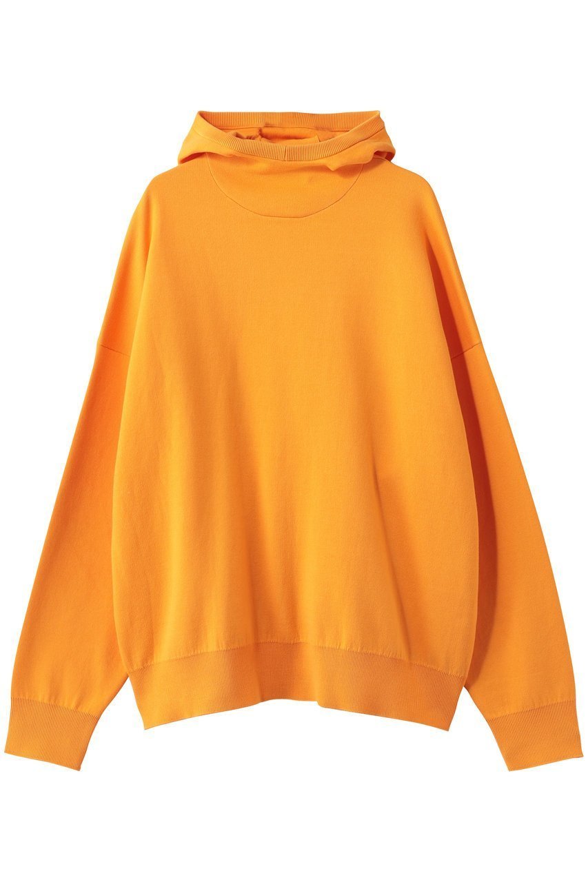 【ナゴンスタンス/nagonstans】のknit parker インテリア・キッズ・メンズ・レディースファッション・服の通販 founy(ファウニー) 　ファッション　Fashion　レディースファッション　Fashion for Women　トップス・カットソー　Cut & Sew Tops　ニット　Knit Tops & Sweaters　レディースパーカー・カジュアルフーディー　Casual Hoodies & Sweatshirts　パーカー　Hoodie, Parka　フィット　Fit, Slim Fit　Orange|ID: prp329100004891090 ipo3291000000036558298