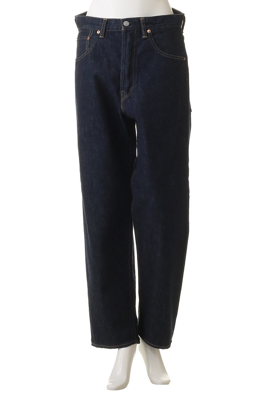 【サイ サイベーシックス/Scye SCYE BASICS】の【UNISEX】【SCYE BASICS】セルヴィッジ デニム バギー ジーンズ 大人の最旬トレンドファッション＆コーディネート founy(ファウニー) 　ファッション　Fashion　レディースファッション　Fashion for Women　パンツ　Pants & Trousers　デニムパンツ・ジーンズ・美脚デニム　Denim Jeans & Pants　ユニセックス　Unisex, Genderless　ジーンズ　Jeans, Denim Pants　デニム　Denim, Jeans Material　フォルム　Silhouette, Form　ワイド　Wide, Wide Fit　再入荷　Restock / Back in Stock　other-2|ID: prp329100004891098 ipo3291000000036951005