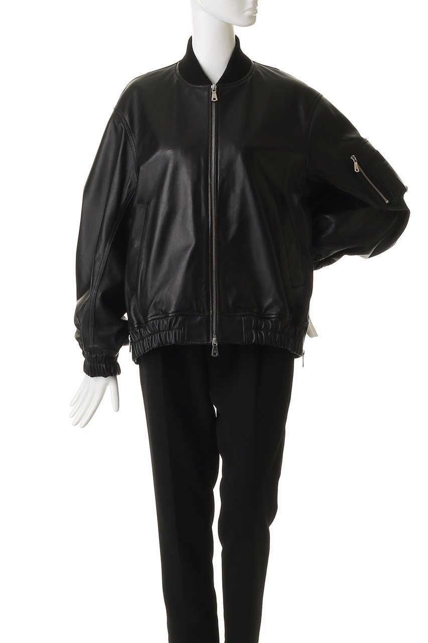 【メゾンスペシャル/MAISON SPECIAL】の【UNISEX】SHEEPレザーMA-1 大人の最旬トレンドファッション＆コーディネート founy(ファウニー) 　ファッション　Fashion　レディースファッション　Fashion for Women　アウター　Coat / Outerwear Collection　コート・ロングコート・ピーコート　Long Coats, Peacoats & More　MA-1ジャケット　MA-1 Bomber Jackets / Flight Jackets　ユニセックス　Unisex, Genderless　ショルダー　Shoulder, Shoulder Strap　スタイリッシュ　Stylish, Fashionable　ドロップ　Drop Shoulder, Dropped Style　フェミニン　Feminine, Girly　other-2|ID: prp329100004891116 ipo3291000000036615004