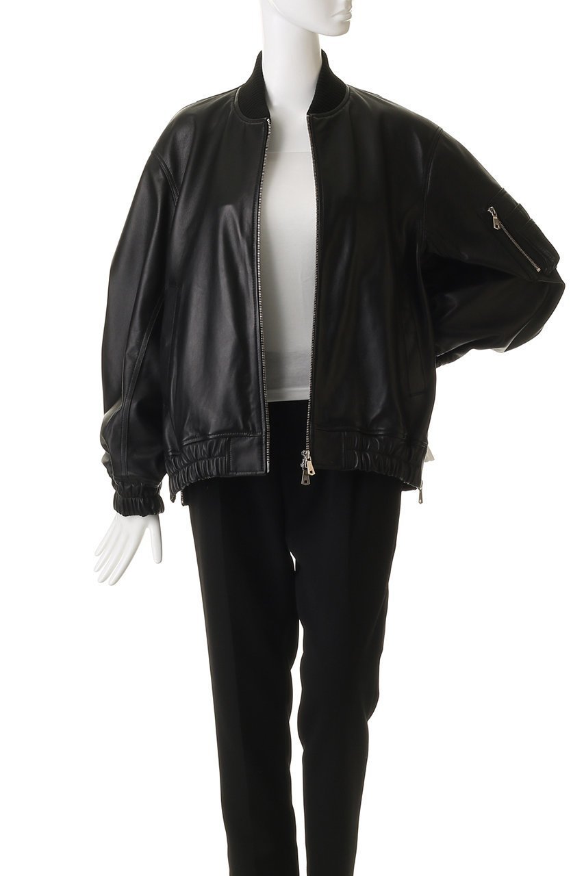 【メゾンスペシャル/MAISON SPECIAL】の【UNISEX】SHEEPレザーMA-1 大人の最旬トレンドファッション＆コーディネート founy(ファウニー) 　ファッション　Fashion　レディースファッション　Fashion for Women　アウター　Coat / Outerwear Collection　コート・ロングコート・ピーコート　Long Coats, Peacoats & More　MA-1ジャケット　MA-1 Bomber Jackets / Flight Jackets　ユニセックス　Unisex, Genderless　ショルダー　Shoulder, Shoulder Strap　スタイリッシュ　Stylish, Fashionable　ドロップ　Drop Shoulder, Dropped Style　フェミニン　Feminine, Girly　other-8|ID: prp329100004891116 ipo3291000000036615016