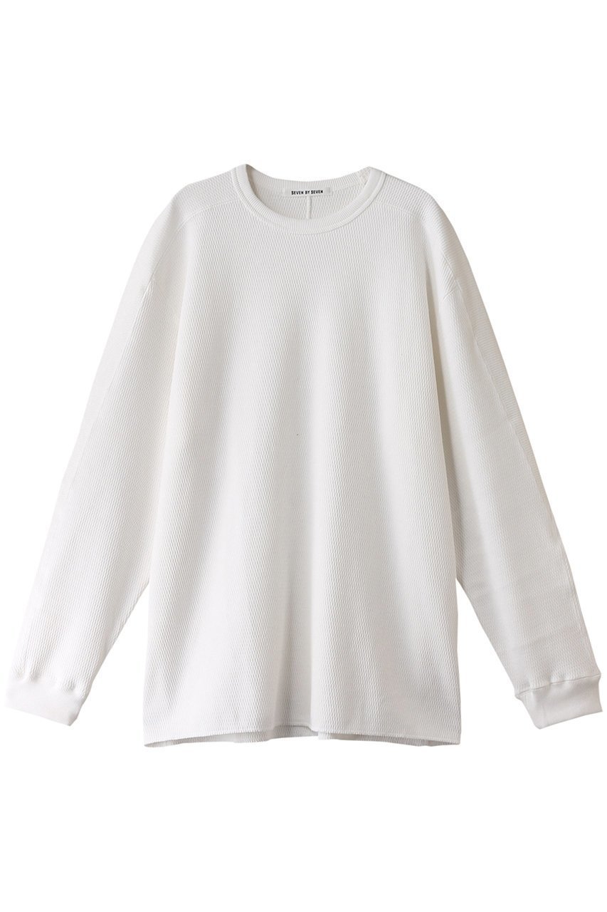 【セブン バイ セブン/SEVEN BY SEVEN / MEN】の【MEN】ヘビーウェイトサーマルシャツ インテリア・キッズ・メンズ・レディースファッション・服の通販 founy(ファニー) 　ファッション　Fashion　メンズファッション　Fashion for Men　トップス・カットソー　Cut & Sew Tops　パーカー・フーディー / カジュアルコーデ　Hoodies & Parkas　メンズシャツ　Shirts　サーマル　Thermal, Waffle Knit　シンプル　Simple, Minimal　ボトム　Bottoms, Lower Wear　A/W・秋冬　Autumn/Winter　ホワイト|ID: prp329100004891192 ipo3291000000036559430