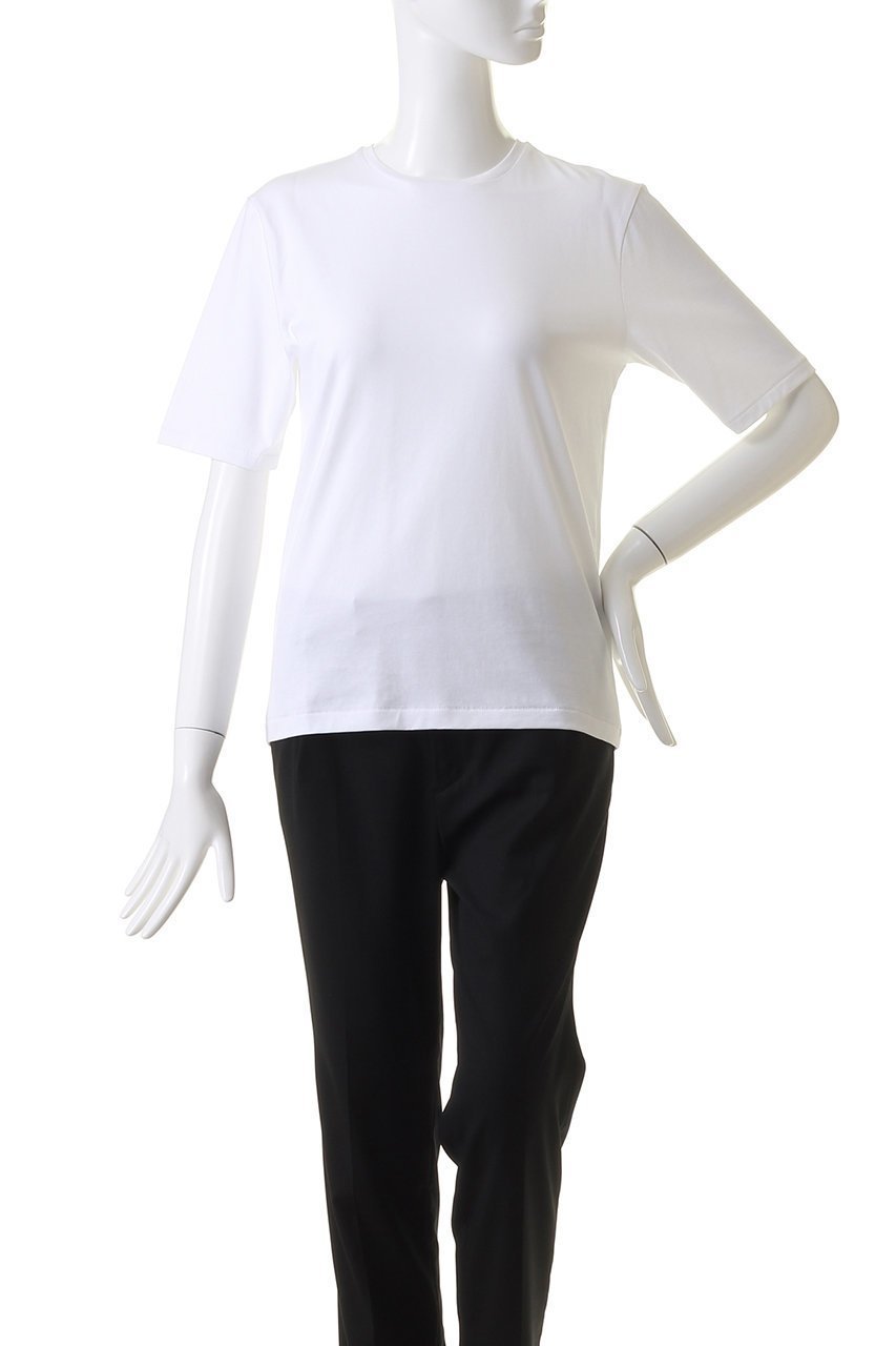 【エイトン/ATON】のSUVIN 60/2 パーフェクトショートスリーブ 人気、トレンドファッション・服の通販 founy(ファニー) 　ファッション　Fashion　レディースファッション　Fashion for Women　トップス・カットソー　Cut & Sew Tops　シャツ・ブラウス・オフィスカジュアル　Elegant Blouses & Button-Ups　ロングTシャツ・Tシャツ　Longline T-Shirts & Tees　カットソー・ベーシックTシャツ　Cut-and-Sewn Tops / Stretch Tees & Basics　インド　Indian Textile　ショート　Short, Short Length　ジャケット　Jacket, Outerwear　スリーブ　Sleeve, Long Sleeve / Short Sleeve　エレガント 上品　Elegant　other-2|ID: prp329100004891216 ipo3291000000036559875