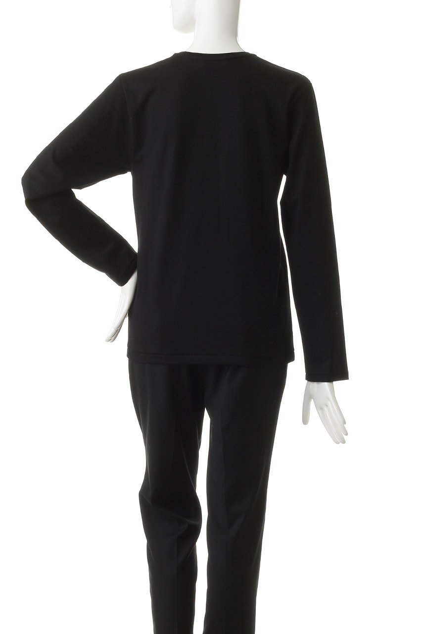 【エイトン/ATON】のSUVIN 60/2 パーフェクトロングスリーブTシャツ 人気、トレンドファッション・服の通販 founy(ファニー) 　ファッション　Fashion　レディースファッション　Fashion for Women　トップス・カットソー　Cut & Sew Tops　シャツ・ブラウス・オフィスカジュアル　Elegant Blouses & Button-Ups　ロングTシャツ・Tシャツ　Longline T-Shirts & Tees　カットソー・ベーシックTシャツ　Cut-and-Sewn Tops / Stretch Tees & Basics　なめらか　Smooth, Silky Texture　スクエア　Square, Square Shape　スリーブ　Sleeve, Long Sleeve / Short Sleeve　ロング　Long, Long-Length　定番　Standard, Basic Item　other-4|ID: prp329100004891234 ipo3291000000036560157